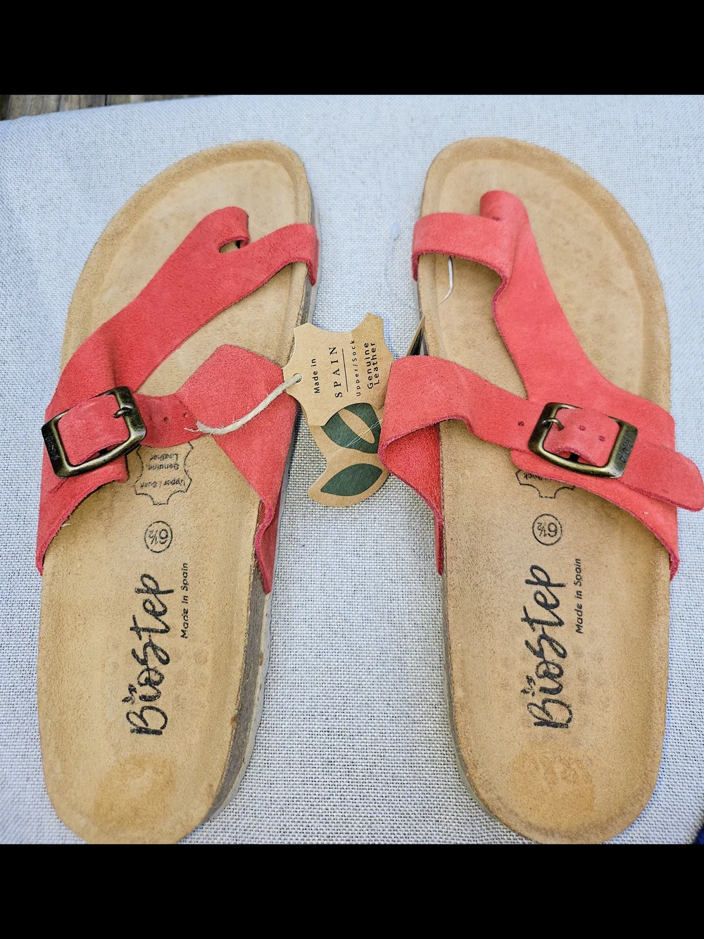 Biostep Coral Leather Women's Comfort Sandals